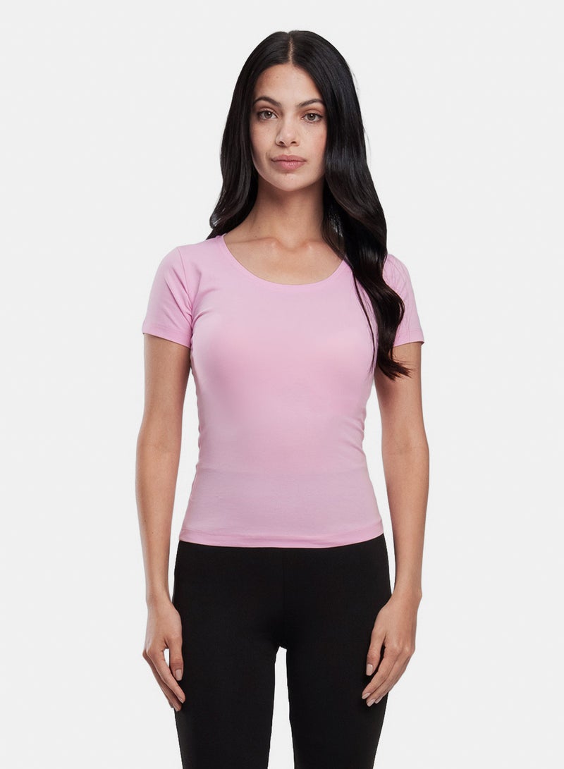 U-Shaped Short Sleeve